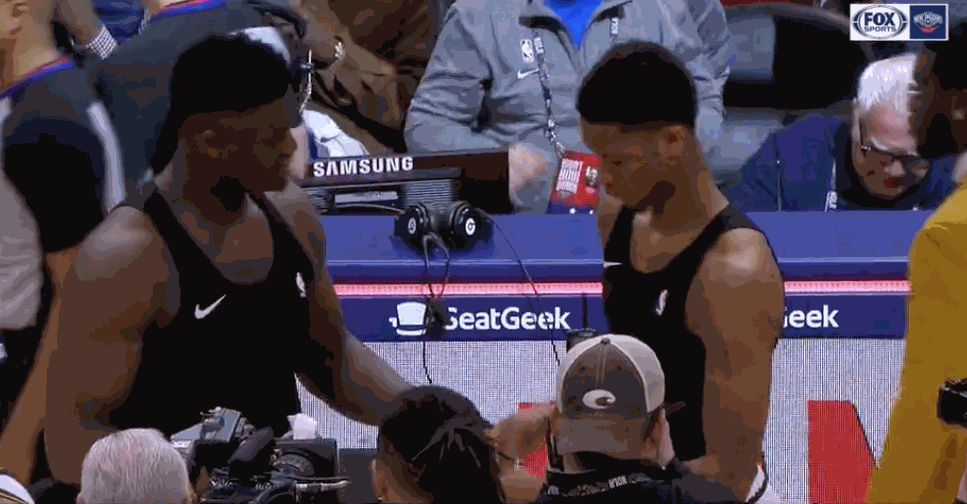 在场鹈鹕净胜19分,解除限时