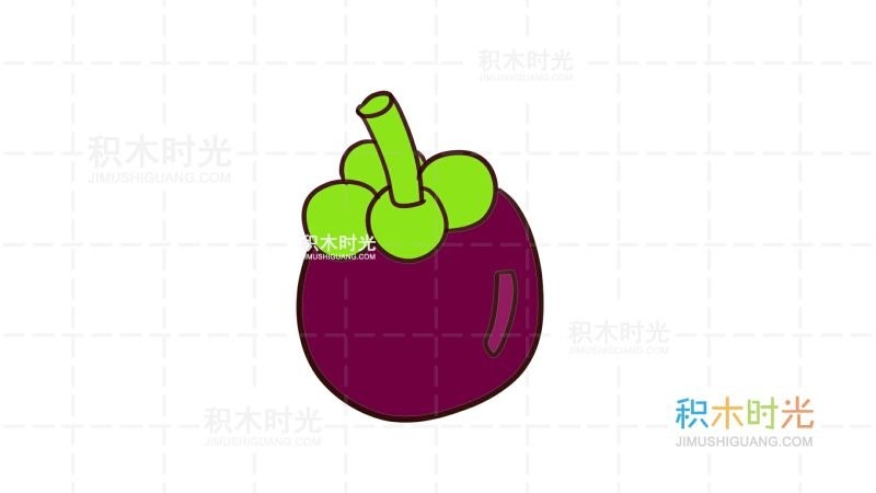 山竹简笔画教程,画山竹简笔画,积木时光简笔画