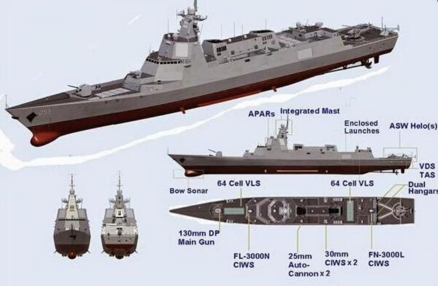伊朗导弹驱逐舰概念图