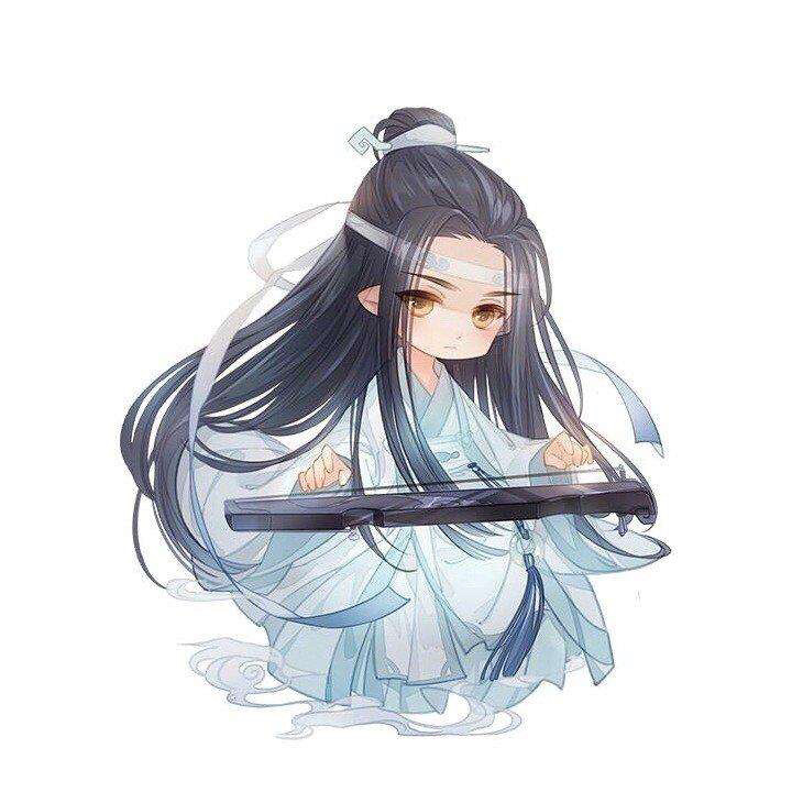 魔道祖师q版壁纸 情头:我想带一人回云深不知处,带回去,藏起来