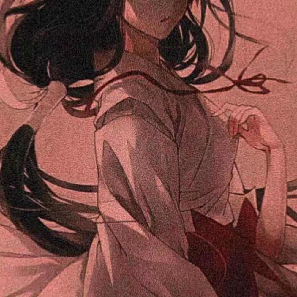 抖音热门红色古风女生头像