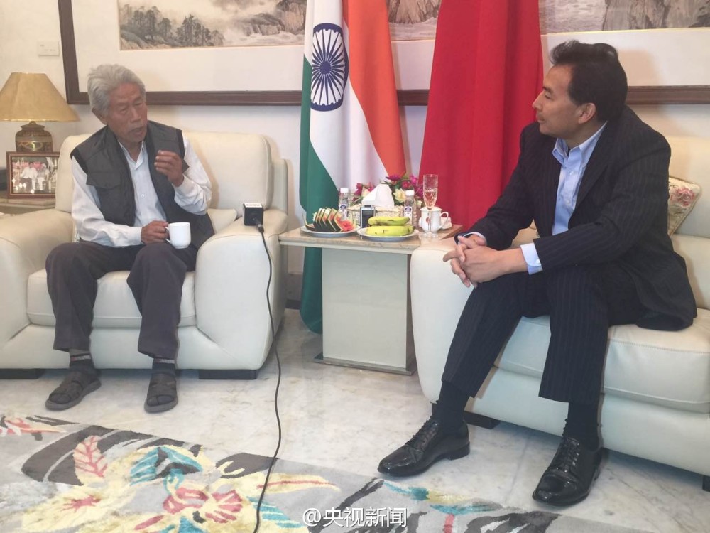 老兵王琪抵达驻印度使馆 预计明日回国