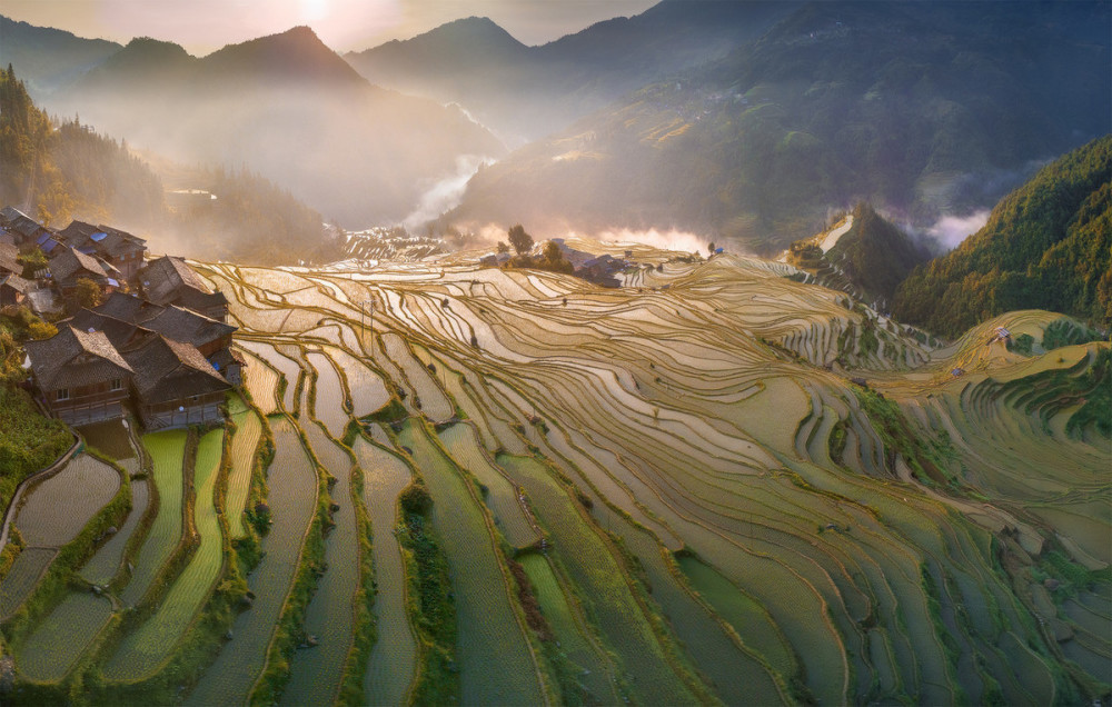 贵州旅游,加榜梯田,从江旅游