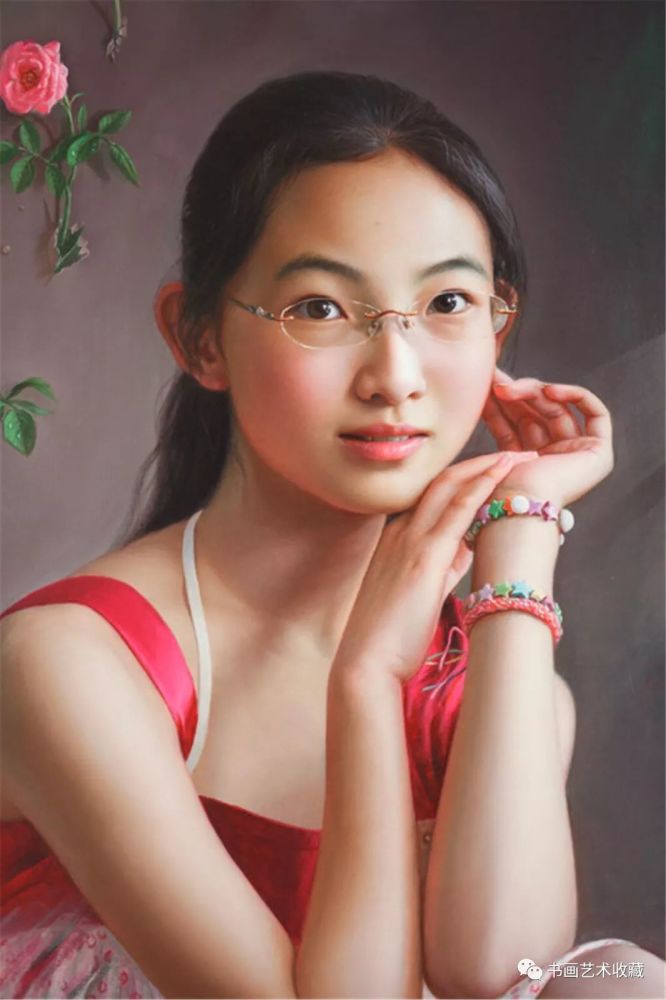 中国油画:水一样的少女 水一样的青春