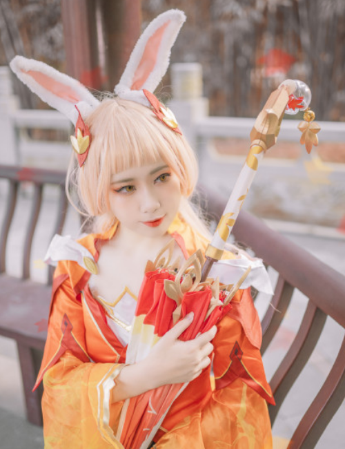 王者荣耀公孙离cosplay,冰肌玉骨