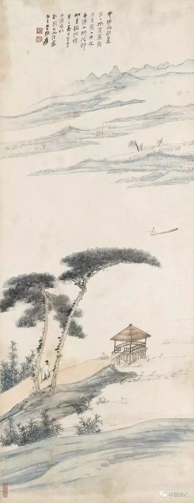 山水画,张大千,郭河阳,文人画