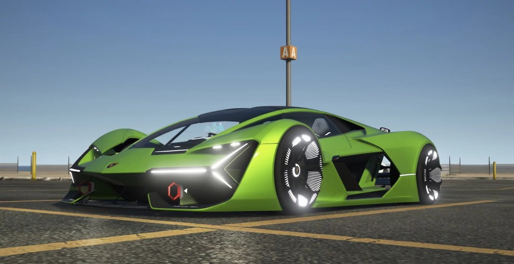 gta5 mod 兰博基尼全新概念超跑terzo millennio