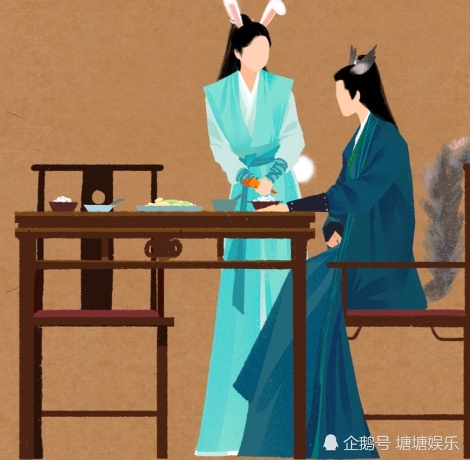 锦衣之下:细数剧中8种高甜场景,每一张场景插画都非常