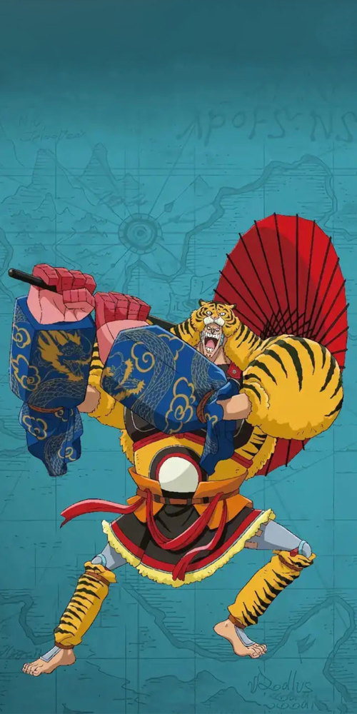 《海贼王壁纸》索隆中国风手机壁纸,大丈夫就应该披荆