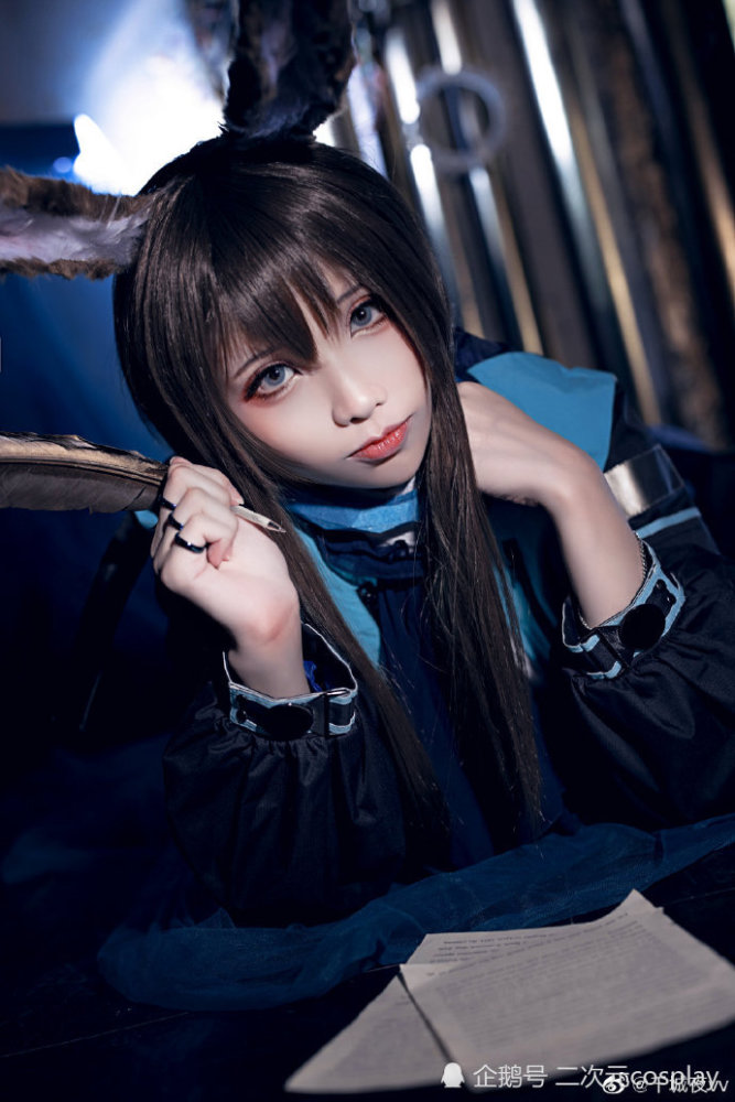 气势与魅力并存的小可爱,《明日方舟》阿米娅cosplay
