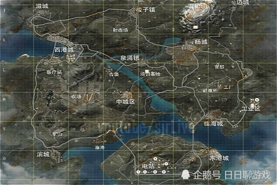 和平精英,和平精英海岛,和平精英地图,和平精英坐标,和平精英海岛图