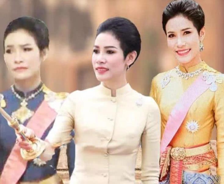 泰国王室怠慢诗妮娜!官方照被p成大头照,王后却绽放盛世美颜