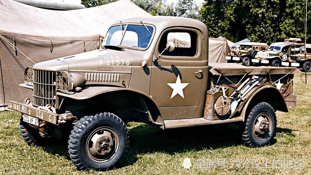 二战兵器全集,美国道奇t207-wc3,v2吨级4×4装备运输车