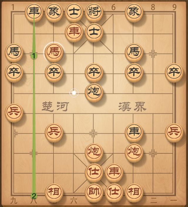 象棋古谱《金鹏十八变》全局篇第6局:顺炮横车破直车背补士