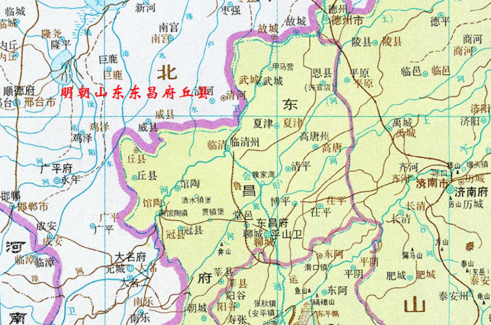 山东,河北,邯郸,邱县,馆陶