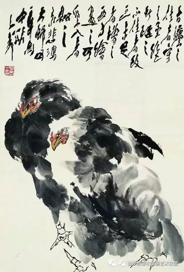 传神写意—中国画家王子武写意花鸟画作品欣赏