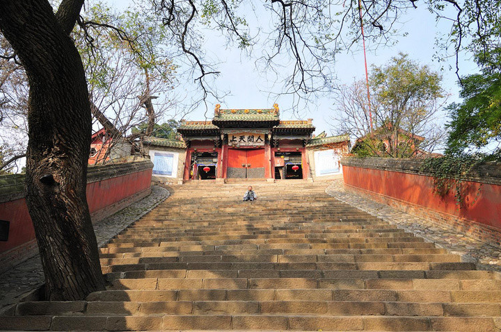 天水,麦积山石窟,甘肃,麦积山,南郭寺,伏羲庙