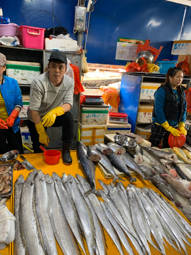 海南文昌的环球码头海鲜市场