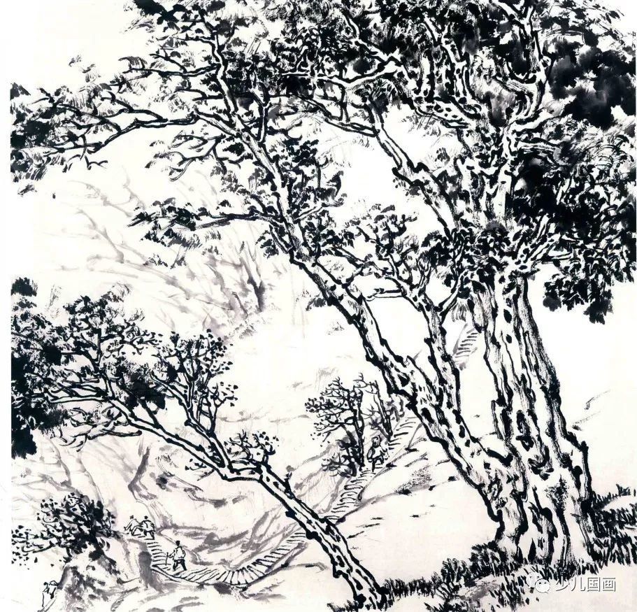 山水画创作技法全解:树林的写生