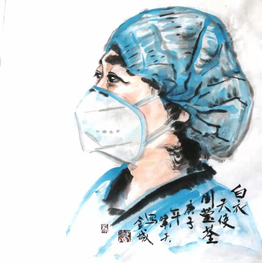 白衣天使——周莹荃,兰州肺科一院领队