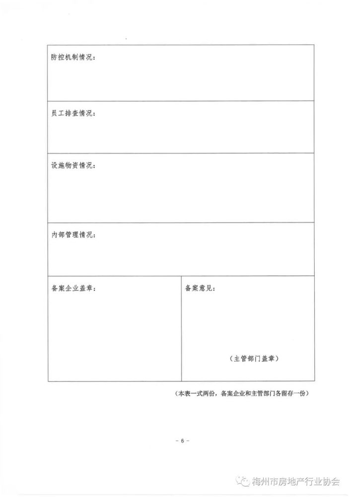 梅州市住建局发布关于对房地产领域企业申请复工实施报备管理的通知