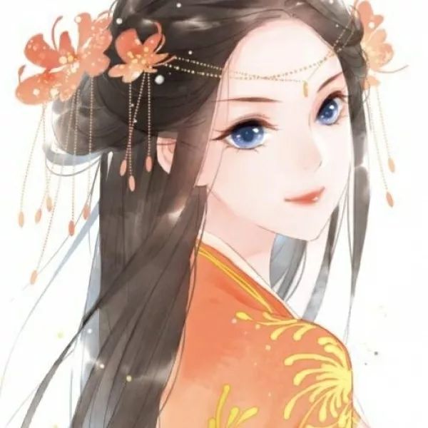 唯美古风漫画女生头像 疑是仙女下凡来 回眸一笑胜星华