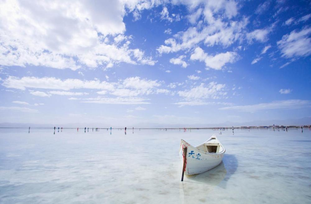 茶卡盐湖,青海,4a级景区,天空之镜,大妈