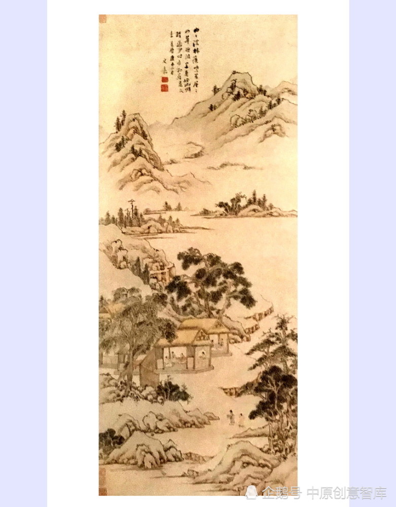 奇书古画不论价,红树青山合有诗:清代画家国画山水一种作品