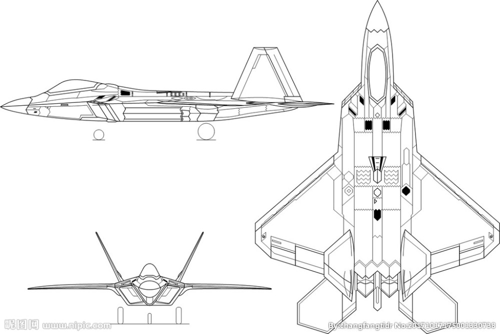 美国f-22"猛禽"战斗机