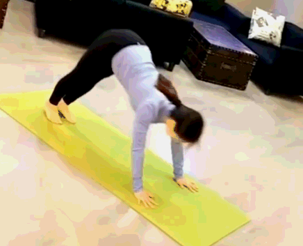 猫伸展, 大猫式, 反祈祷, 牛面式, 蝗虫式等.