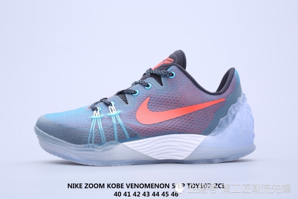 zoom kobe venomenon   高频透气网布 透明水晶胶底 科比实战篮球鞋