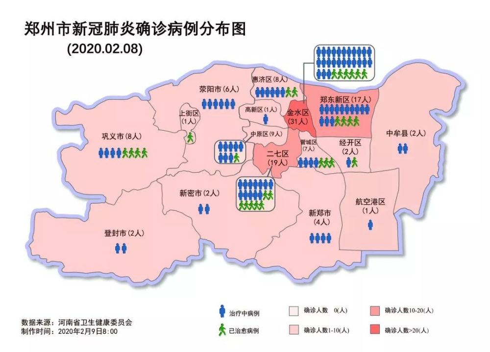 请看每日准时更新的"郑州市区确诊病例小区分布图".