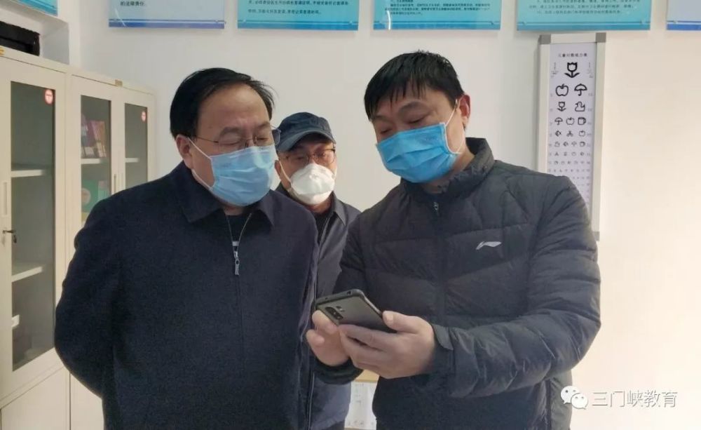 聂红超查看局直属学校疫情防控和开学准备工作