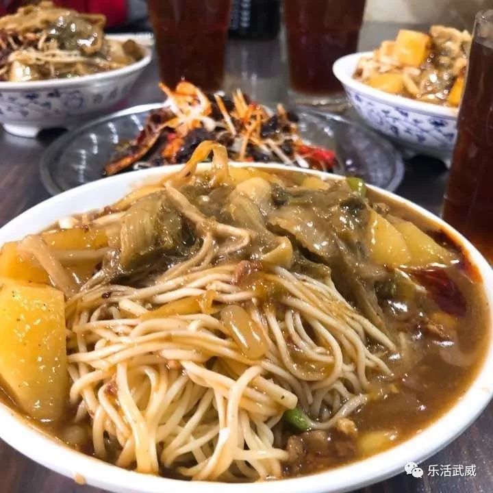 今天开始武威第一批牛肉面,面皮子,凉面等餐饮开店营业