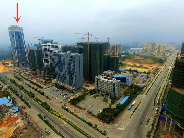 广西各市第一高楼排名,柳州的303米,玉林最高楼在北流