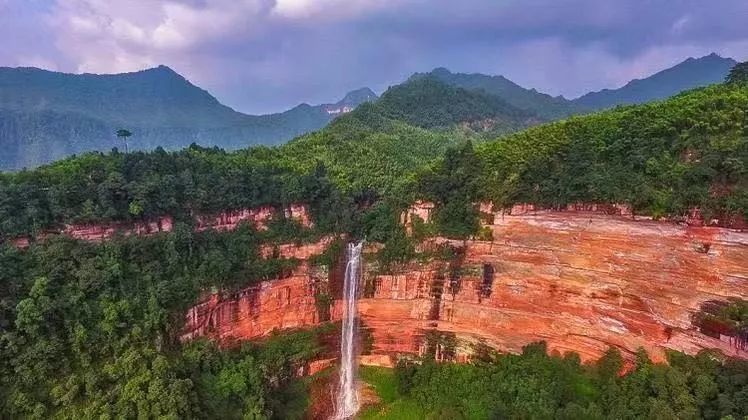 赤水,国家森林公园,四洞沟景区,赤水丹霞