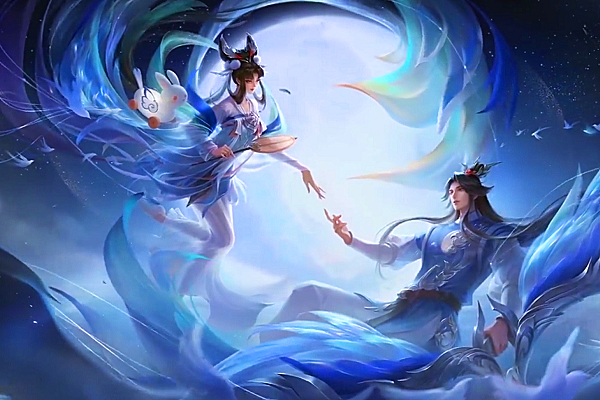 嫦娥后羿,情人节限定皮肤,技能特效,鼠年限定,入手