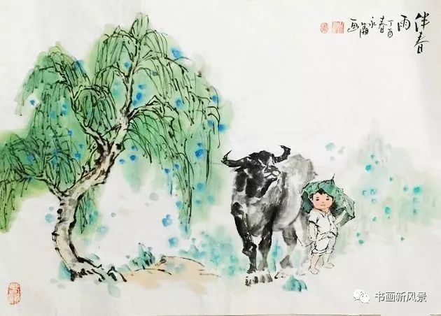 国画:忆江南
