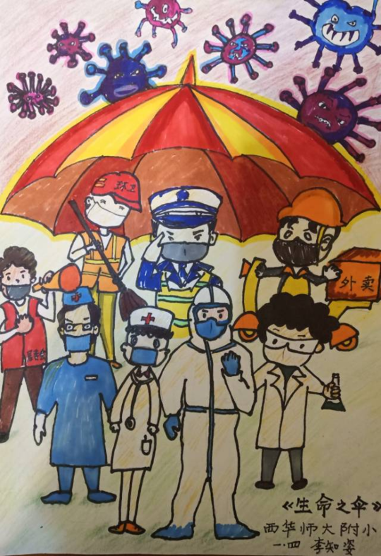 防护服里的叔叔阿姨,500多个小朋友画出了你们最美的样子!