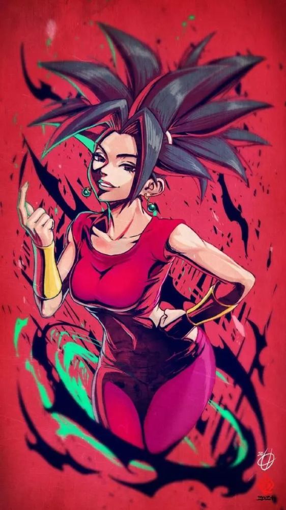 模玩控:《龙珠》女性角色插画,除了18号其她角色大家认识吗?