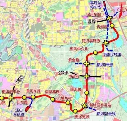 徐州地铁3号线二期和6号线一期,第一次环评开始公示!
