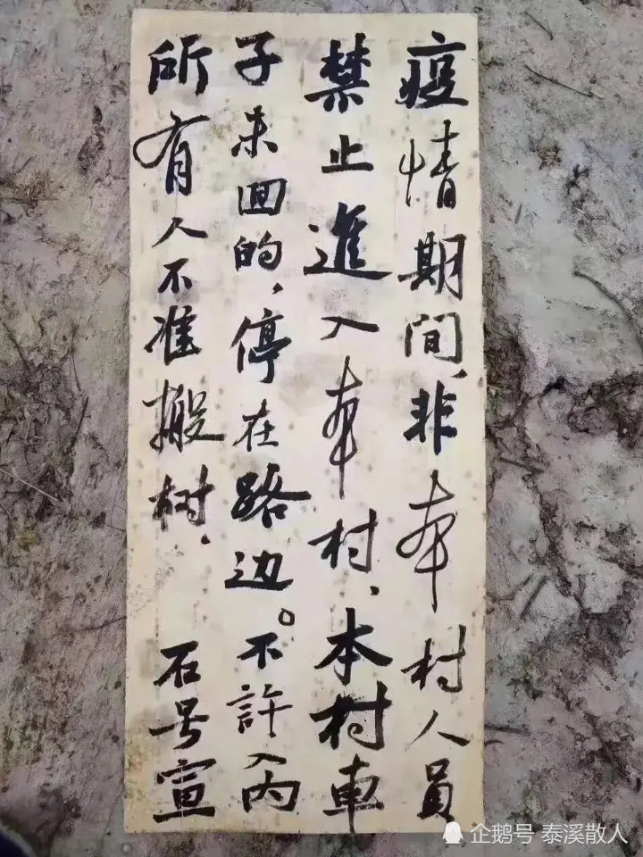 疫情,书法,抗疫,毛笔字,网红