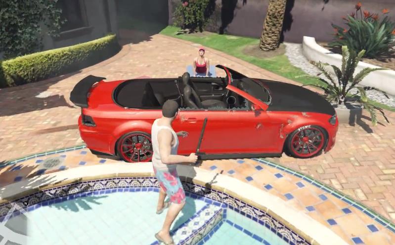 《gta5》当着亚曼达干一些不可思议的事情会怎样?果然