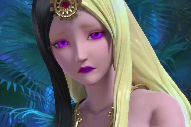 当叶罗丽仙子被黑暗力量入侵后,白光莹变魔女,灵公主化身吸血鬼