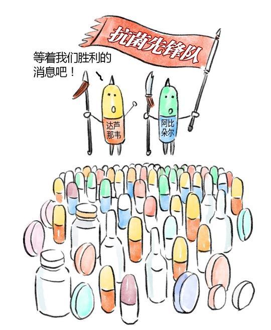 【疫情防控漫画系列】等待新药的好消息