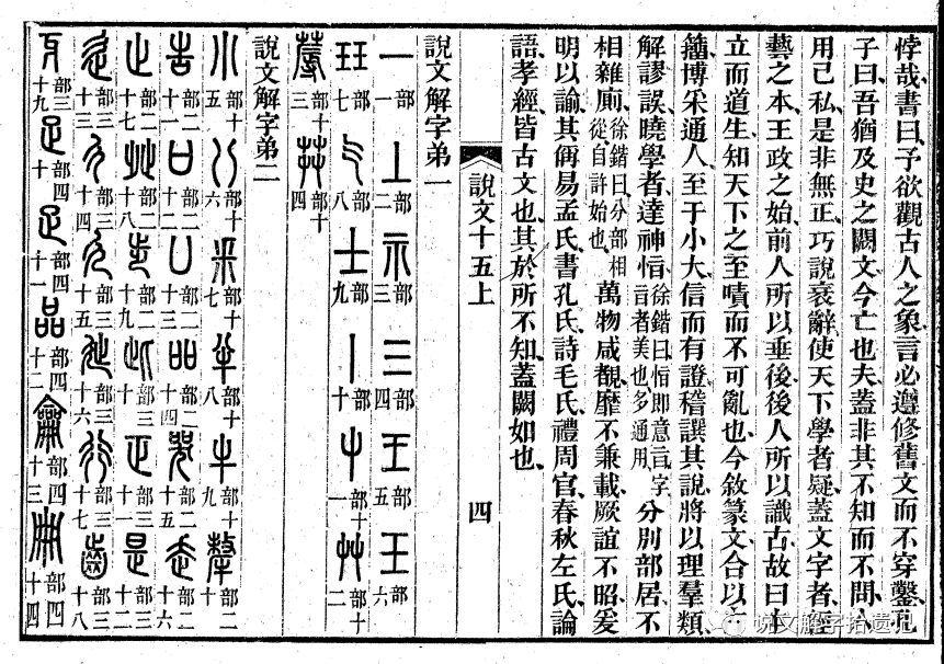 许慎简介及《说文解字叙》影印原文