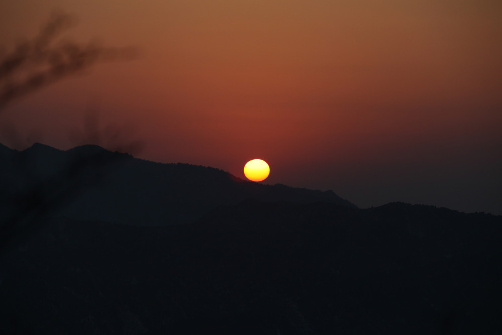 日落西山 夕阳无限好
