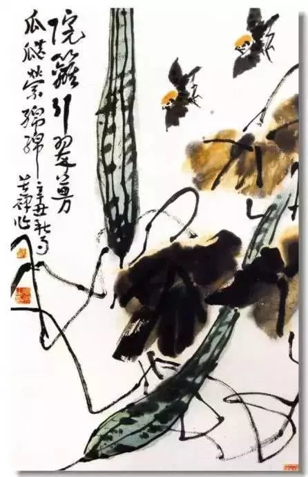 李苦禅写意花鸟作品欣赏