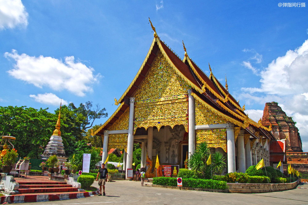泰国清迈最大的寺庙,藏着600年神秘"金字塔",成著名旅游地标