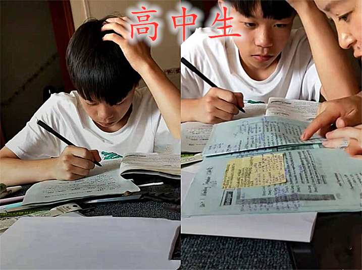"学渣"写作业啥状态?小学生打瞌睡,初中生看电视,大学